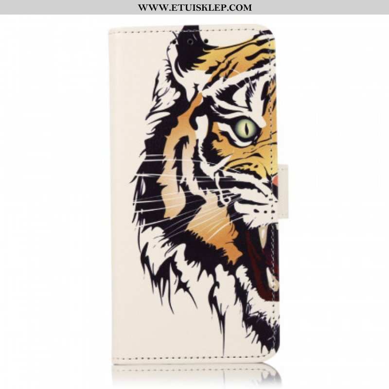 Etui Folio do Xiaomi 12 Pro Zaciekły Tygrys
